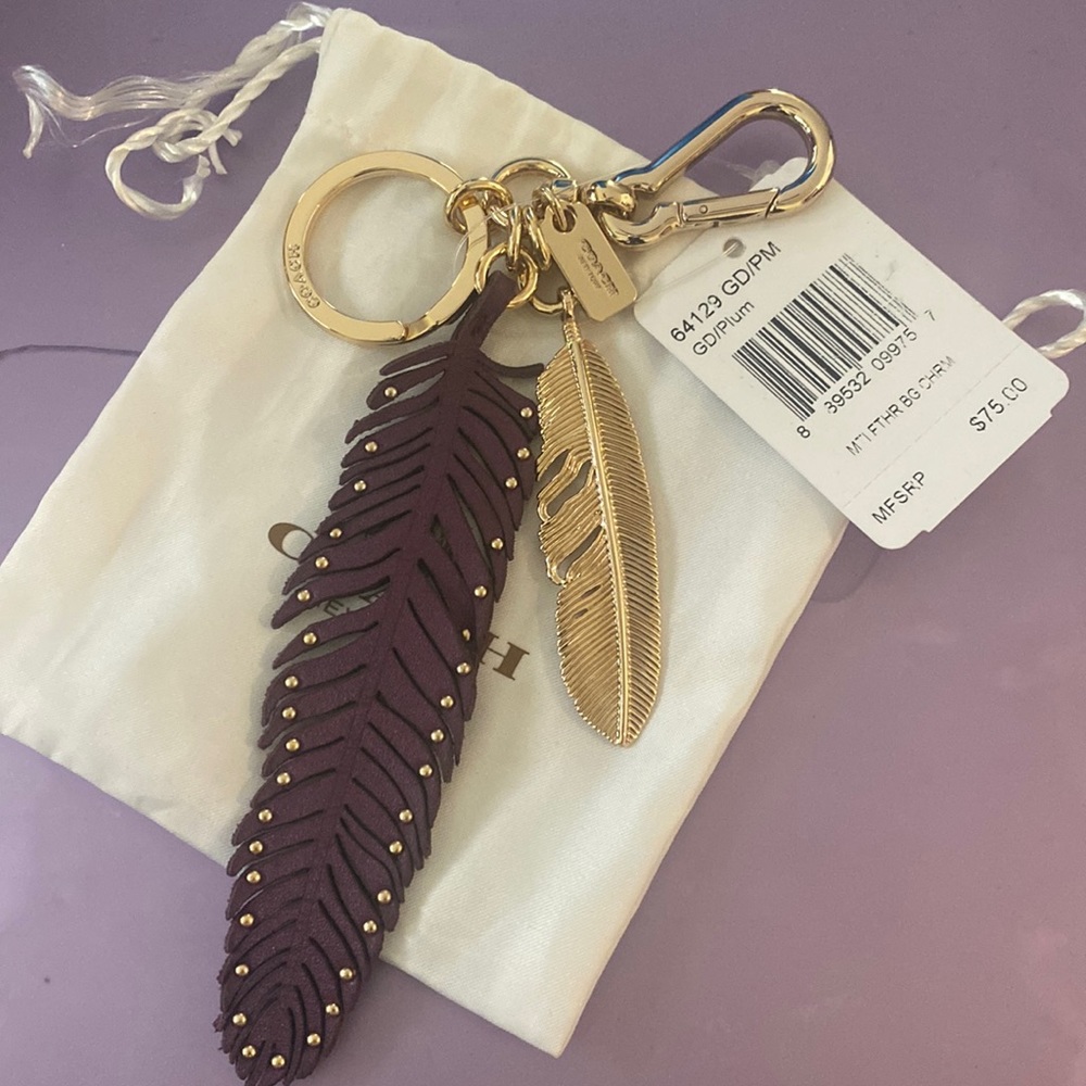 Coach purse charm new with tags